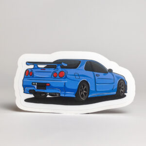 Naklejka Nissan Skyline GTR (R34)