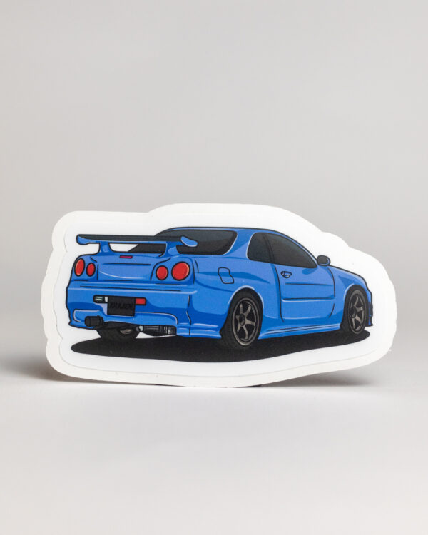 Naklejka Nissan Skyline GTR (R34)