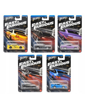 Zestaw Hot Wheels Fast & Furious 5 szt.