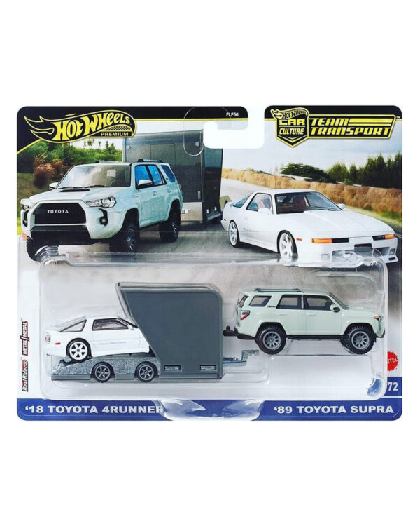 Hot Wheels Team Transport '89 Toyota Supra MK3 & '18 Toyota 4Runner