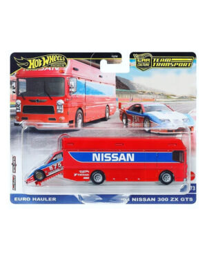 Hot Wheels Team Transport '94 Nissan 300 ZX GTS & Euro Hauler #73