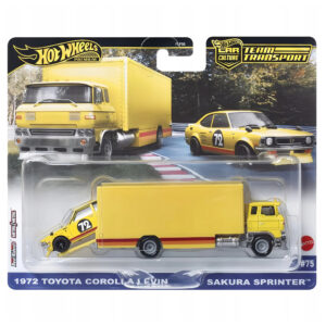 Hot Wheels Team Transport 1972 Toyota Corolla Levin & Sakura Sprint