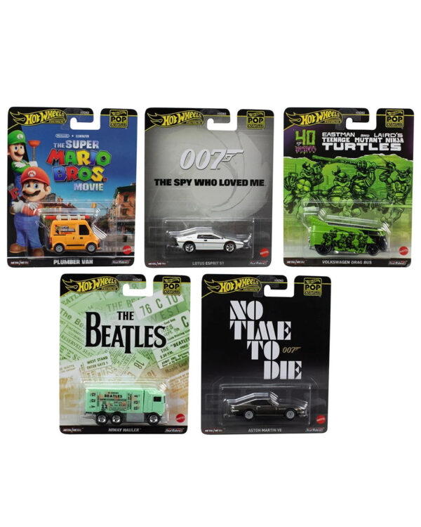 Zestaw Hot Wheels Premium Pop Culture 2024 Mix 4