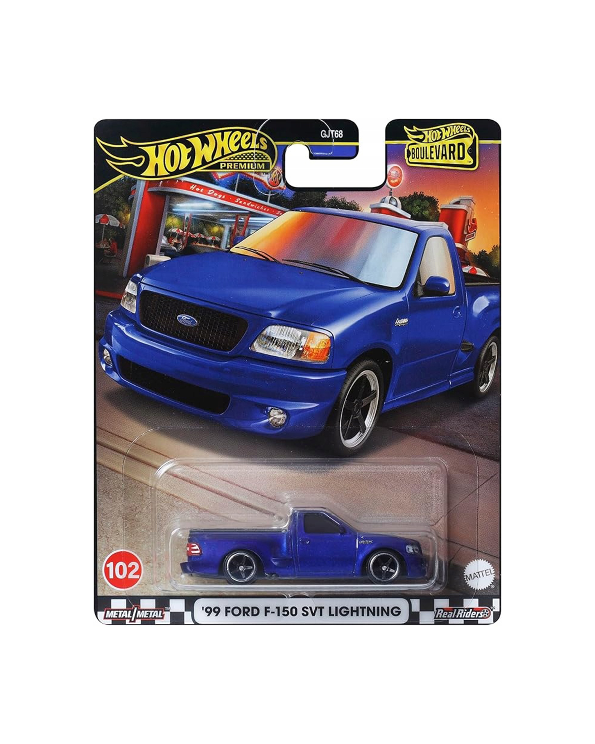 Voiture Miniature Hot Wheels Ford F-150 SVT Lightning 1999 - Modèle 2025-094 (NP23) - Occasion