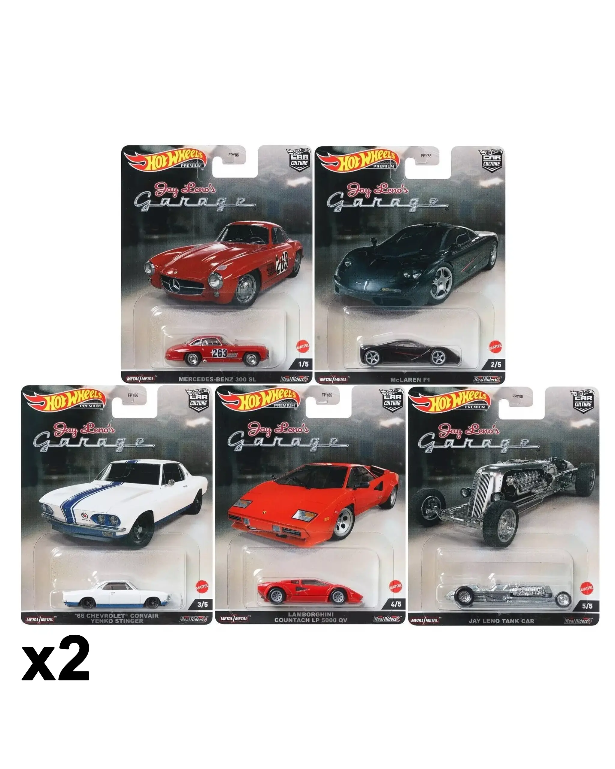 Hot Wheels Premium Jay Leno's Garage - Fabrycznie Zapakowany Karton