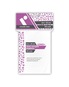 Koszulki na karty Rebel (63,5x89 mm) "Classic Card Game Longsleeve", 100 sztuk