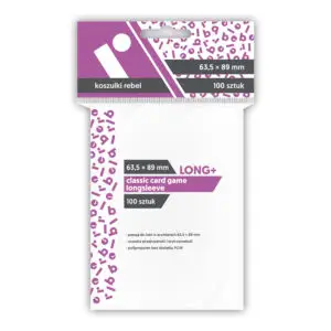 Koszulki na karty Rebel (63,5x89 mm) "Classic Card Game Longsleeve", 100 sztuk