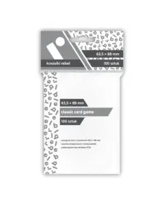 Koszulki na karty Rebel (63,5x88 mm) "Classic Card Game", 100 sztuk