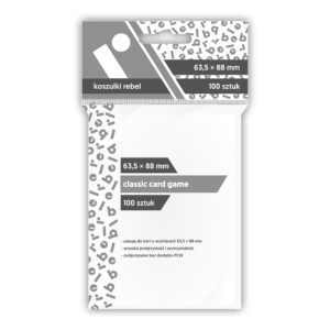 Koszulki na karty Rebel (63,5x88 mm) "Classic Card Game", 100 sztuk