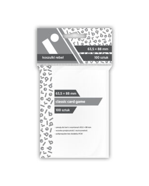 Koszulki na karty Rebel (63,5x88 mm) "Classic Card Game", 100 sztuk