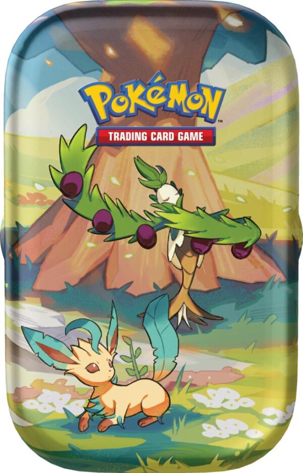 Pokémon TCG: Vibrant Paldea - Mini Tin - Leafeon - obrazek 2