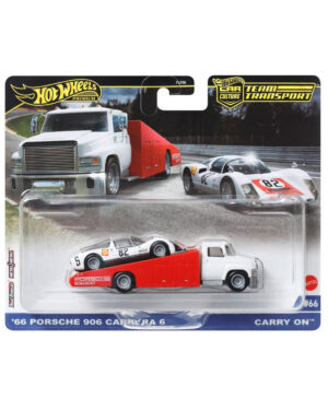 Hot Wheels Team Transport '66 Porsche 906 Carrera 6 & Carry On
