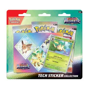 Pokemon TCG: Prismatic Evolutions – Tech Sticker Collection – Leafeon