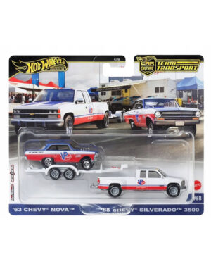 Hot Wheels Team Transport '63 Chevy Nova & '88 Chevy Silverado 3500