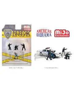 1/64 Police Line Mijo Figure set, various