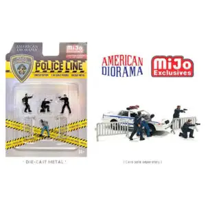1/64 Police Line Mijo Figure set, various