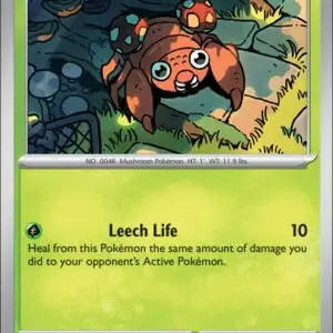 Karta Pokémon: Journey Together - 004 - Paras (Reverse Holo)