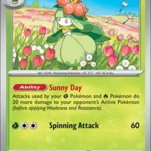 Karta Pokémon: Journey Together - 007 - Lilligant (Reverse Holo)