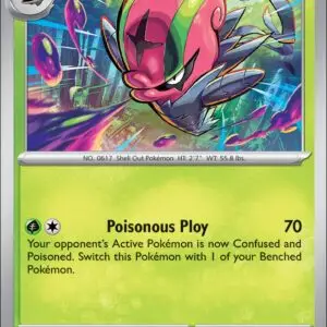 Karta Pokémon: Journey Together - 013 - Accelgor (Reverse Holo)