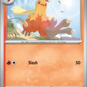 Karta Pokémon: Journey Together - 023 - Combusken (Reverse Holo)