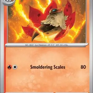 Karta Pokémon: Journey Together - 029 - Volcarona (Reverse Holo)