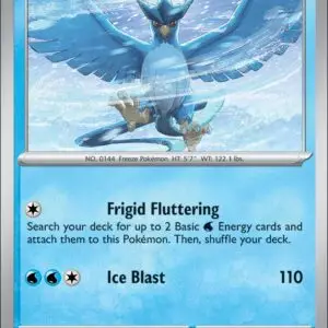 Karta Pokémon: Journey Together - 032 - Articuno (Reverse Holo)