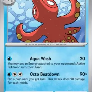 Karta Pokémon: Journey Together - 034 - Octillery (Reverse Holo)