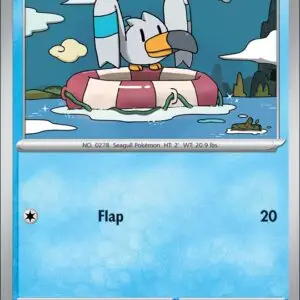Karta Pokémon: Journey Together - 038 - Wingull (Reverse Holo)