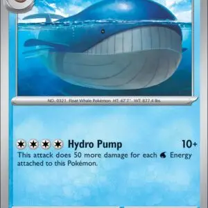 Karta Pokémon: Journey Together - 041 - Wailord (Reverse Holo)