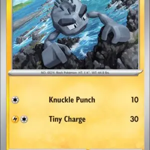 Karta Pokémon: Journey Together - 044 - Alolan Geodude (Reverse Holo)