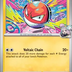 Karta Pokémon: Journey Together - 047 - Iono's Voltorb (Reverse Holo)