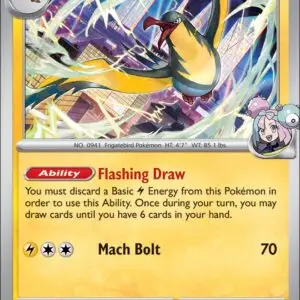 Karta Pokémon: Journey Together - 055 - Iono's Kilowattrel (Reverse Holo)