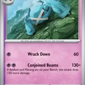 Karta Pokémon: Journey Together - 063 - Metagross (Reverse Holo)