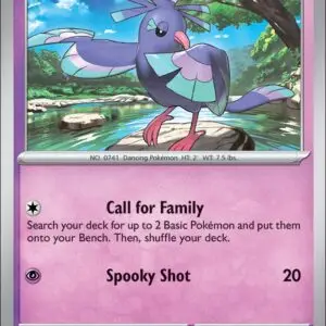 Karta Pokémon: Journey Together - 065 - Oricorio (Reverse Holo)