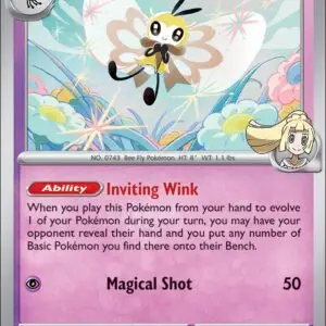 Karta Pokémon: Journey Together - 067 - Lillie's Ribombee (Reverse Holo)