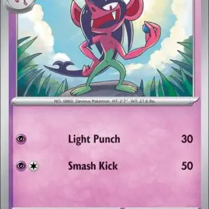 Karta Pokémon: Journey Together - 072 - Morgrem (Reverse Holo)