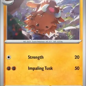 Karta Pokémon: Journey Together - 078 - Piloswine (Reverse Holo)