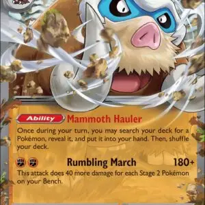 Karta Pokémon: Journey Together - 079 - Mamoswine ex