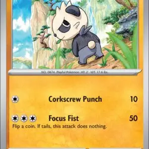 Karta Pokémon: Journey Together - 083 - Pancham (Reverse Holo)