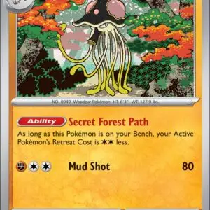 Karta Pokémon: Journey Together - 089 - Toedscruel (Reverse Holo)