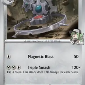 Karta Pokémon: Journey Together - 105 - N's Klinklang (Reverse Holo)