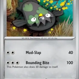 Karta Pokémon: Journey Together - 106 - Galarian Stunfisk (Reverse Holo)