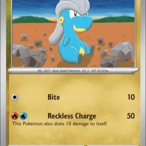 Karta Pokémon: Journey Together - 112 - Bagon (Reverse Holo)