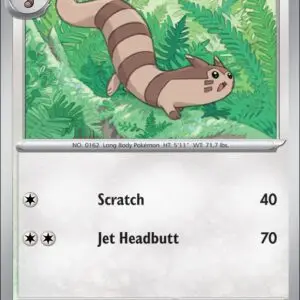 Karta Pokémon: Journey Together - 119 - Furret (Reverse Holo)