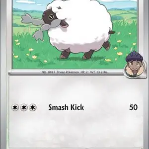Karta Pokémon: Journey Together - 135 - Hop's Wooloo (Reverse Holo)
