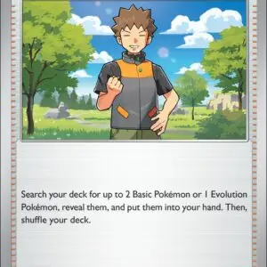 Karta Pokémon: Journey Together - 146 - Brock's Scouting (Reverse Holo)
