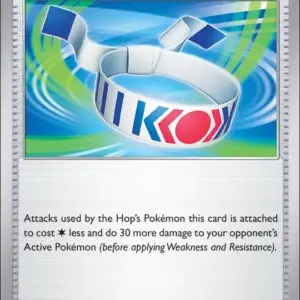 Karta Pokémon: Journey Together - 148 - Hop's Choice Band (Reverse Holo)