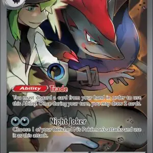 Karta Pokémon: Journey Together - 185 - N's Zoroark ex