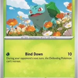 Karta Pokémon: Mega Evolution - 001 - Bulbasaur (Reverse Holo)