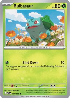 Karta Pokémon: Mega Evolution - 001 - Bulbasaur